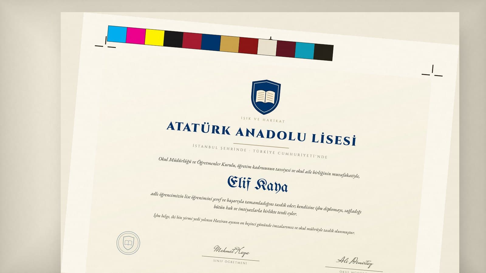 Baskı — üretim aşaması